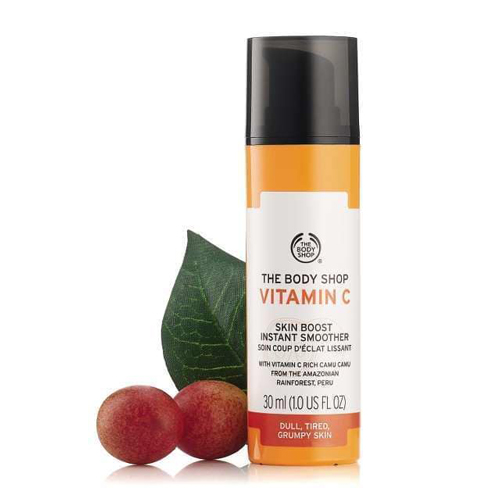 vitamin-c-skin-boost-thebodyshop سرم ویتامین سی صورت بادی شاپ