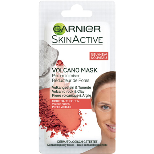 Garnier Skin Active Volcano Face Mask ماسک صورت جدید آتشفشان و خاک رس گارنیه