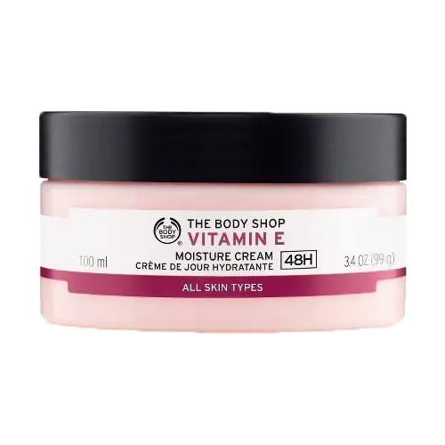 The Body Shop Vitamin E Moisture Cream کرم مرطوب کننده و آبرسان 48 ساعته ویتامین E بادی شاپ