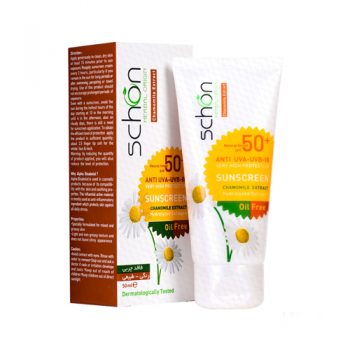 کرم ضد آفتاب رنگی فاقد چربی شون با رنگ طبیعی + SPF50