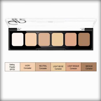 Golden Rose CORRECT&CONCEAL Concealer Cream Palette 01 Light To Medium
