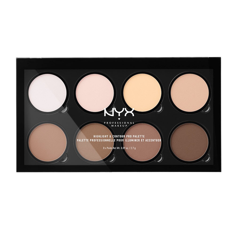 پالت هایلایتر و کانتور پودری نیکس NYX پالت هایلایتر و کانتور پودری نیکس NYX