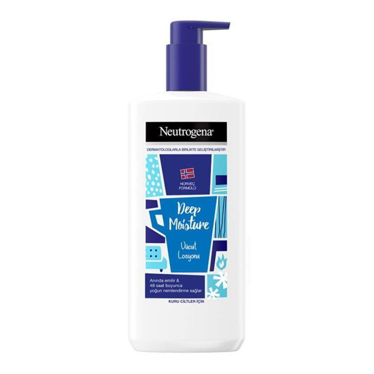 لوسیون-بدن-نوتروژینا-48-ساعته-مدل-deep-moisture-حجم-400-میل لوسیون بدن نوتروژینا 48 ساعته مدل deep moisture حجم 400 میل