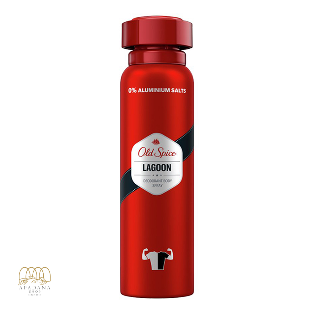 اسپری-ضدتعریق-آقایان-اولد-اسپایس-راک-Old-Spice-Rock-(2)حجم-150-میلی-لیتر اسپری دئودورانت آقایان اولد اسپایس مدل لاگون Lagoon حجم 150 میل