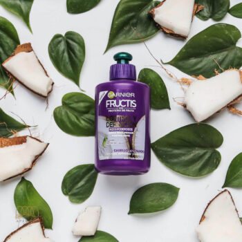 کرم تقویت موهای فر گارنیه مدل Fructis control y definicion حجم 300 میل