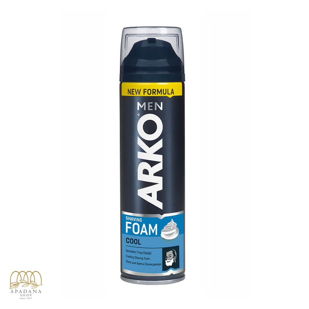 Arko-Men's-Shaving-Foam-Cool--200ml (1) فوم اصلاح مردانه آرکو مدل Cool حجم 200 میل