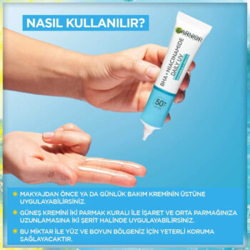 فلوئید ضد آفتاب بی رنگ روزانه گارنیه حاوی نیاسینامید و BHA+ حجم 40 میل