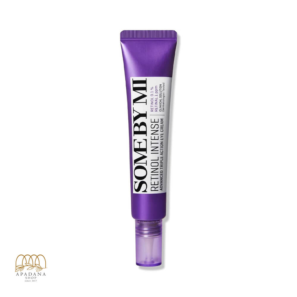 SOME-BY-MI-Retinol-Intense-Advanced-Triple-Action-Eye-Cream-30ml (1) کرم دور چشم رتینول سه کاره سام بای می حجم 30 میل