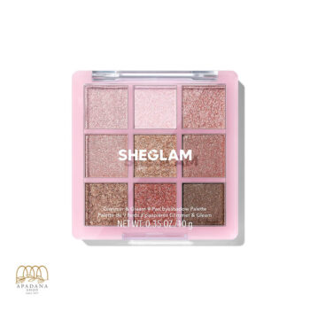 پالت سایه چشم 9 رنگ شیگلم مدل Glimmer & Gleam