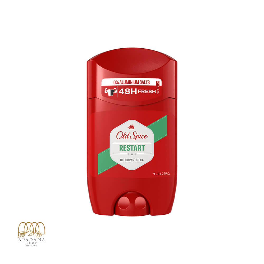 Old-Spice-Restart-Deodorant-Stick-50 (1) استیک دئودورانت مردانه اولد اسپایس مدل Restart حجم ۵۰ میل