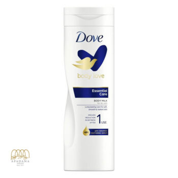 لوسیون بدن داو Dove آبرسان قوی و نرم‌کننده پوست بدن مناسب انواع پوست حجم ۴۰۰ میل