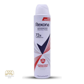 اسپری ضد تعریق زنانه رکسونا مدل Antibacterial Protection حجم 200 میل