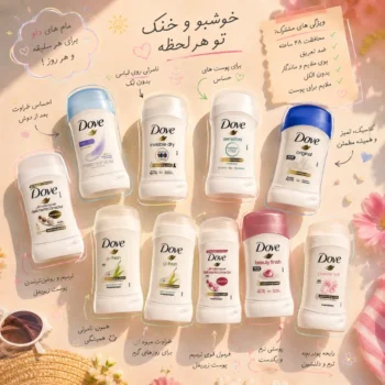 استیک ضد تعریق زنانه رایحه خیار داو مدل Go Fresh وزن 40 گرم