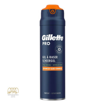 ژل اصلاح مردانه حرفه ای ژیلت پرو Gillette Pro برای پوستهای حساس حجم 200 میل