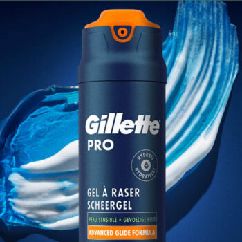ژل اصلاح مردانه حرفه ای ژیلت پرو Gillette Pro برای پوستهای حساس حجم 200 میل
