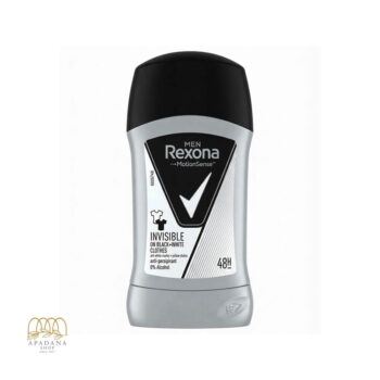 استیک ضد تعریق مردانه رکسونا مدل Invisible Black + White وزن 40 گرم